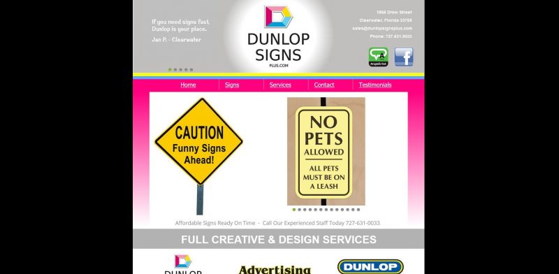 Dunlop Signs, Flags, & Banners