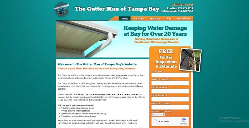 The Gutter Man of Tampa Bay